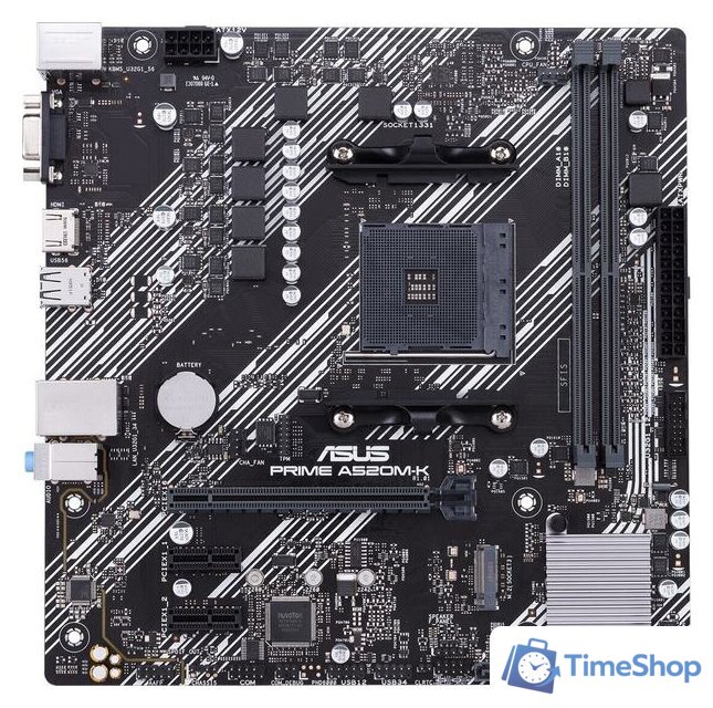 Материнская плата ASUS Prime A520M-K - Изображение №1 — Интернет-магазин Time-Shop