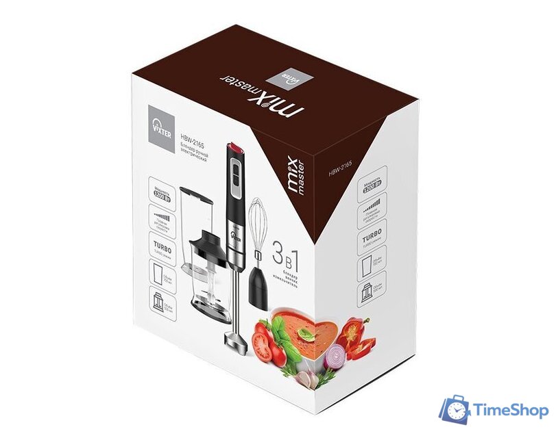 Погружной блендер Vixter HBW-2165 - Изображение №2 — Интернет-магазин Time-Shop