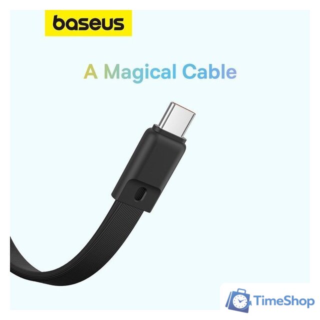 Внешний аккумулятор Baseus Magnetic Fast Charge Power Bank Type-C Edition 30W 10000mAh (черный) - Изображение №15 — Интернет-магазин Time-Shop