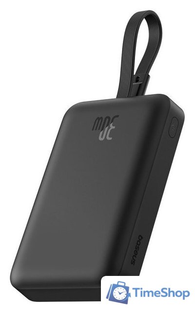 Внешний аккумулятор Baseus Magnetic Fast Charge Power Bank Type-C Edition 30W 10000mAh (черный) - Изображение №6 — Интернет-магазин Time-Shop