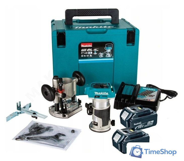 Вертикальный фрезер Makita DRT50RTJX2 (с 2-мя АКБ, кейс) - Изображение №1 — Интернет-магазин Time-Shop