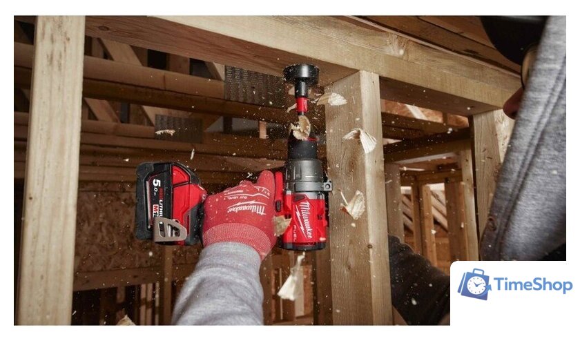 Дрель-шуруповерт Milwaukee M18 FDD3-402C 4933492472 (с 2-мя АКБ, кейс) - Изображение №7 — Интернет-магазин Time-Shop
