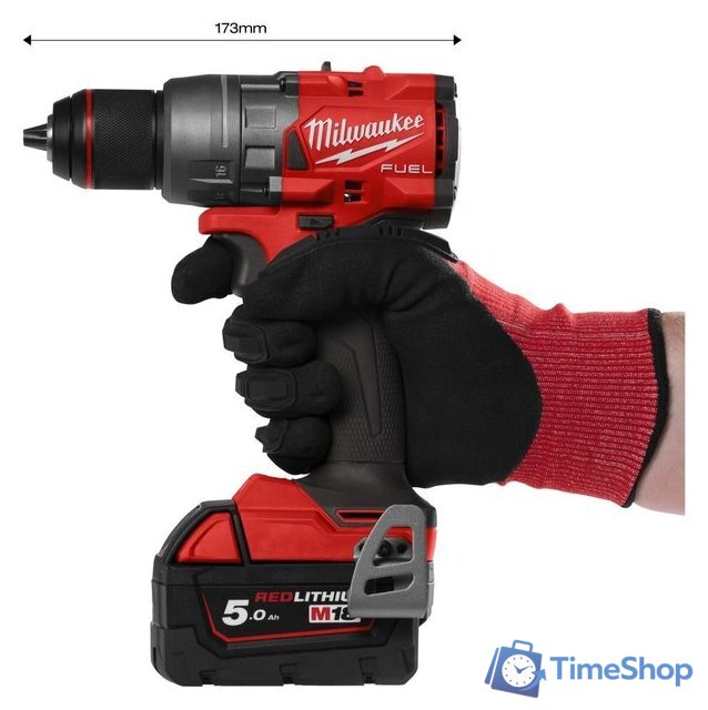 Дрель-шуруповерт Milwaukee M18 FDD3-402C 4933492472 (с 2-мя АКБ, кейс) - Изображение №5 — Интернет-магазин Time-Shop