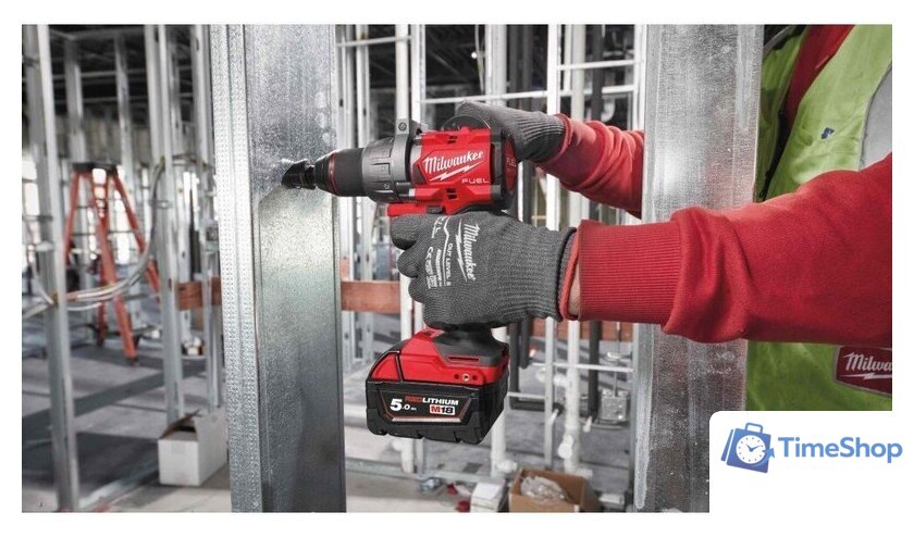 Дрель-шуруповерт Milwaukee M18 FDD3-402C 4933492472 (с 2-мя АКБ, кейс) - Изображение №21 — Интернет-магазин Time-Shop