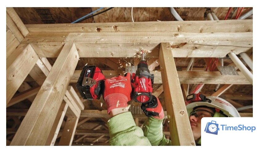 Дрель-шуруповерт Milwaukee M18 FDD3-402C 4933492472 (с 2-мя АКБ, кейс) - Изображение №17 — Интернет-магазин Time-Shop