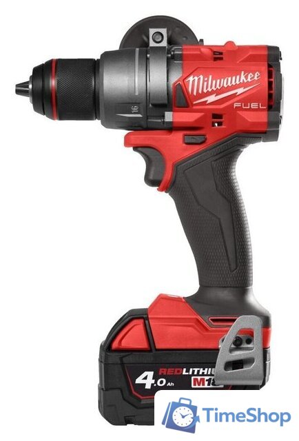 Дрель-шуруповерт Milwaukee M18 FDD3-402C 4933492472 (с 2-мя АКБ, кейс) - Изображение №2 — Интернет-магазин Time-Shop