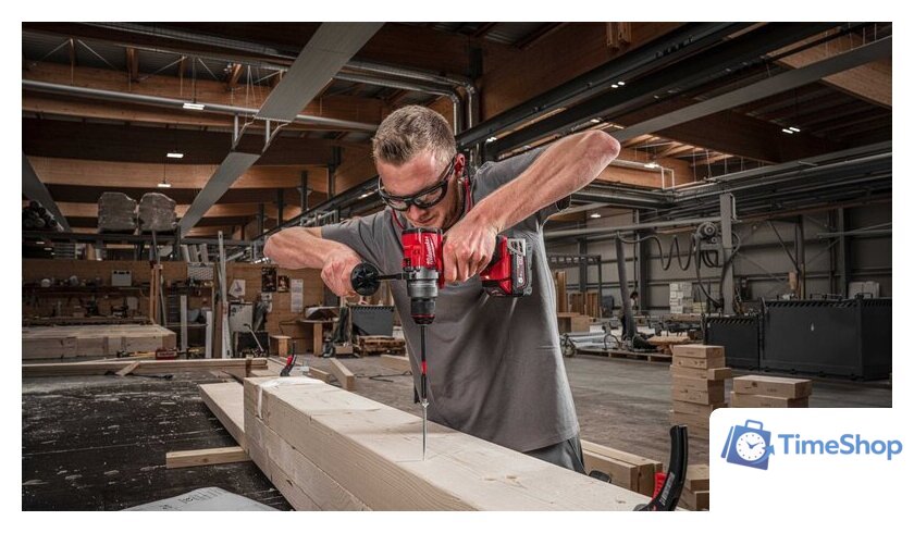 Дрель-шуруповерт Milwaukee M18 FDD3-402C 4933492472 (с 2-мя АКБ, кейс) - Изображение №18 — Интернет-магазин Time-Shop