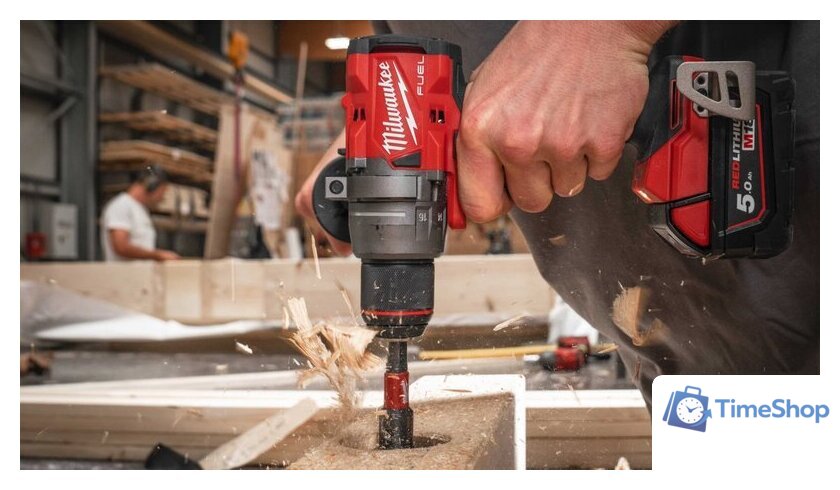 Дрель-шуруповерт Milwaukee M18 FDD3-402C 4933492472 (с 2-мя АКБ, кейс) - Изображение №14 — Интернет-магазин Time-Shop