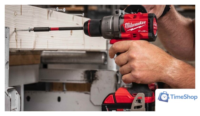 Дрель-шуруповерт Milwaukee M18 FDD3-402C 4933492472 (с 2-мя АКБ, кейс) - Изображение №11 — Интернет-магазин Time-Shop