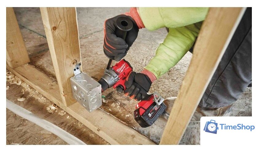 Дрель-шуруповерт Milwaukee M18 FDD3-402C 4933492472 (с 2-мя АКБ, кейс) - Изображение №6 — Интернет-магазин Time-Shop