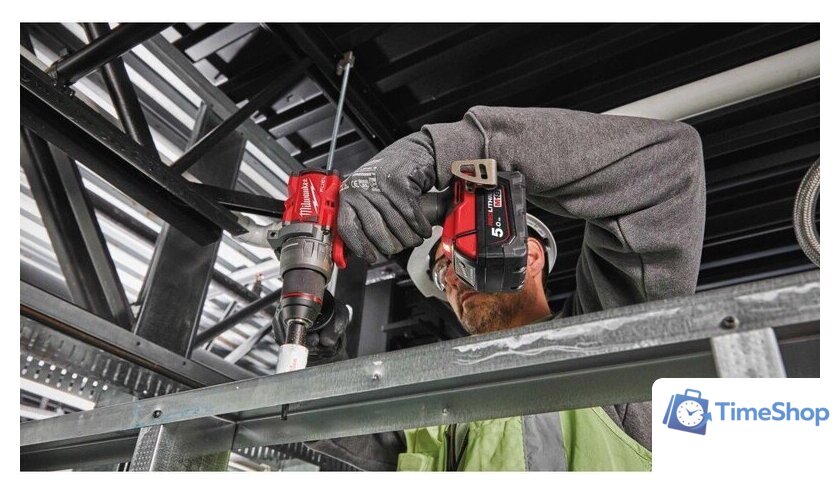 Дрель-шуруповерт Milwaukee M18 FDD3-402C 4933492472 (с 2-мя АКБ, кейс) - Изображение №20 — Интернет-магазин Time-Shop