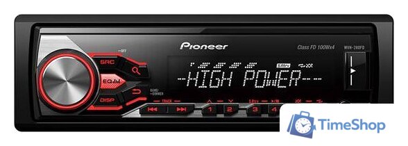 USB-магнитола Pioneer MVH-280FD - Изображение №1 — Интернет-магазин Time-Shop