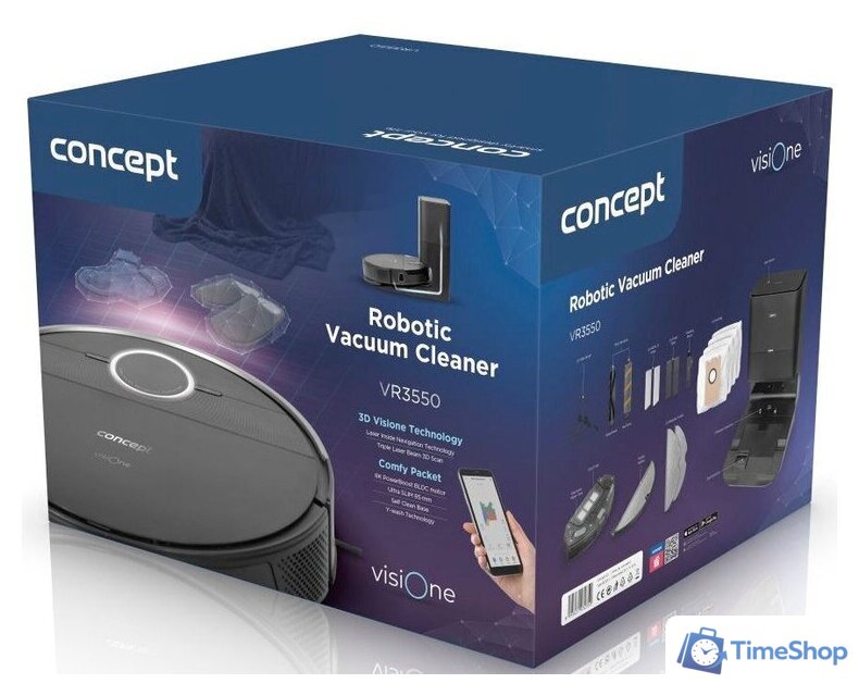 Робот-пылесос Concept VR3550 - Изображение №36 — Интернет-магазин Time-Shop