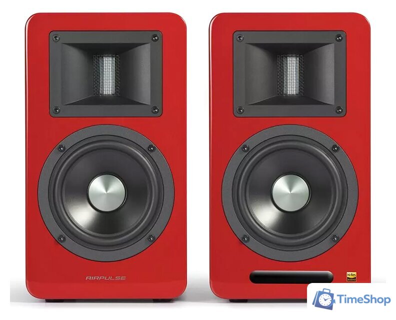 Полочная акустика Airpulse A100 (красный) - Изображение №3 — Интернет-магазин Time-Shop