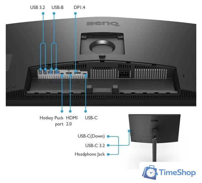 Монитор BenQ DesignVue PD3205UA - Изображение №6 — Интернет-магазин Time-Shop