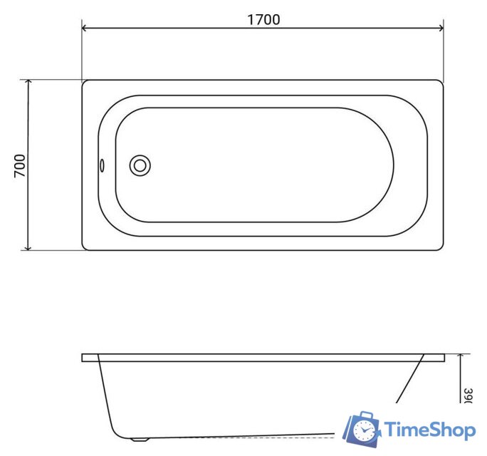 Ванна Lauter Orra Star 170 21XST170 - Изображение №19 — Интернет-магазин Time-Shop