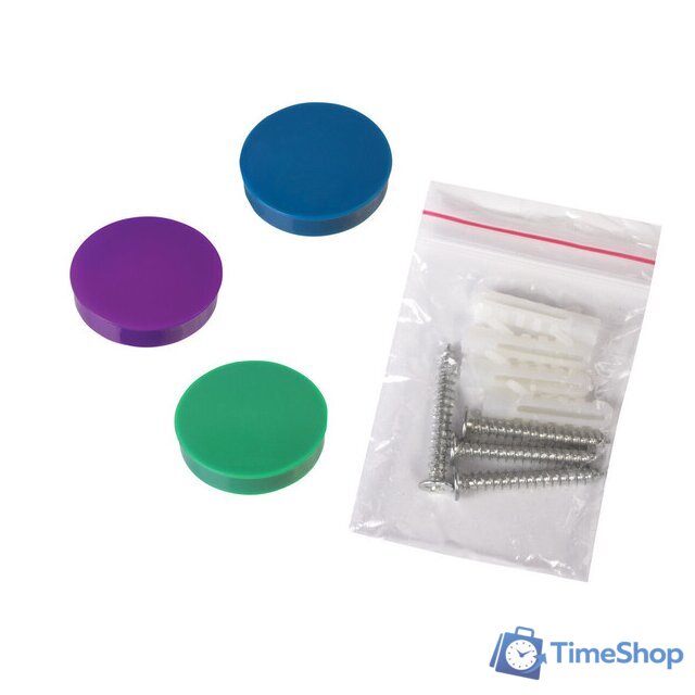 Магнитно-маркерная доска BRAUBERG стеклянная 45x45 см (белый) - Изображение №10 — Интернет-магазин Time-Shop