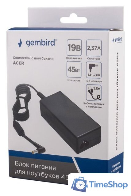 Сетевое зарядное Gembird NPA-AC38 - Изображение №4 — Интернет-магазин Time-Shop