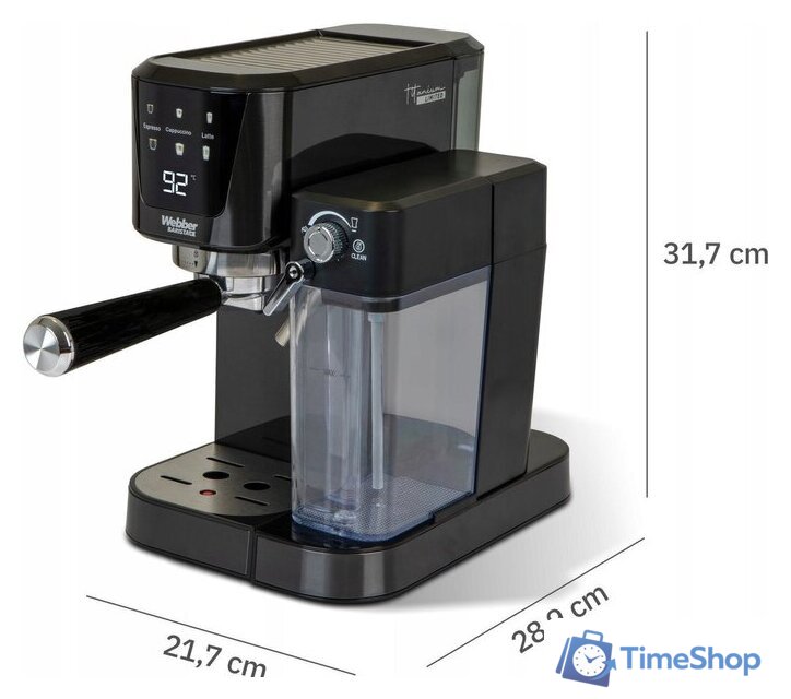 Рожковая кофеварка Webber L7 Caldas - Изображение №2 — Интернет-магазин Time-Shop