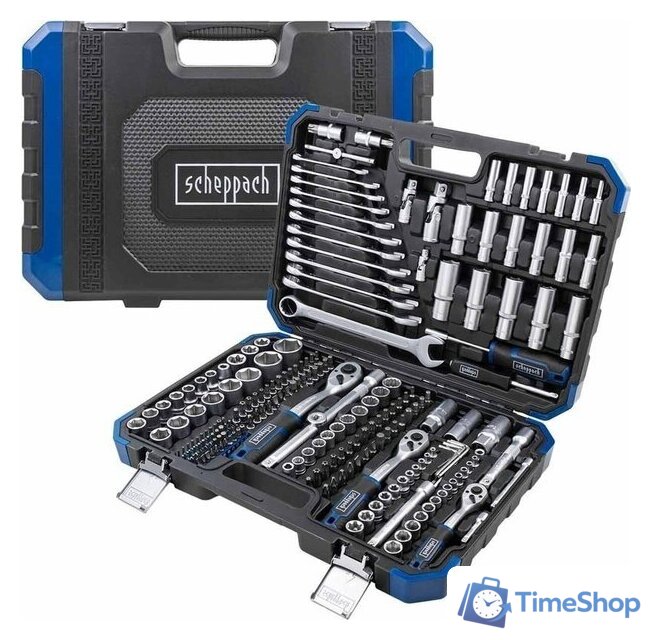 Универсальный набор инструментов Scheppach 38841+2 (216 предметов) - Изображение №3 — Интернет-магазин Time-Shop