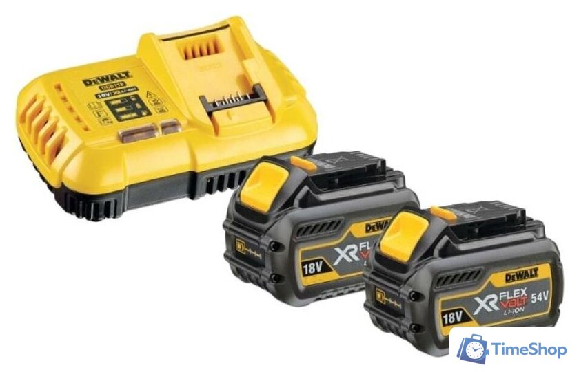 Аккумулятор с зарядным устройством DeWalt DCB118X2 (18В/9 Ah + 14.4-18В) - Изображение №2 — Интернет-магазин Time-Shop