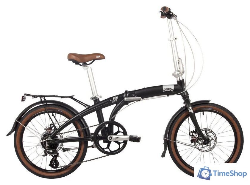 Велосипед Novatrack Town alloy 8 D 2024 (черный) - Изображение №1 — Интернет-магазин Time-Shop