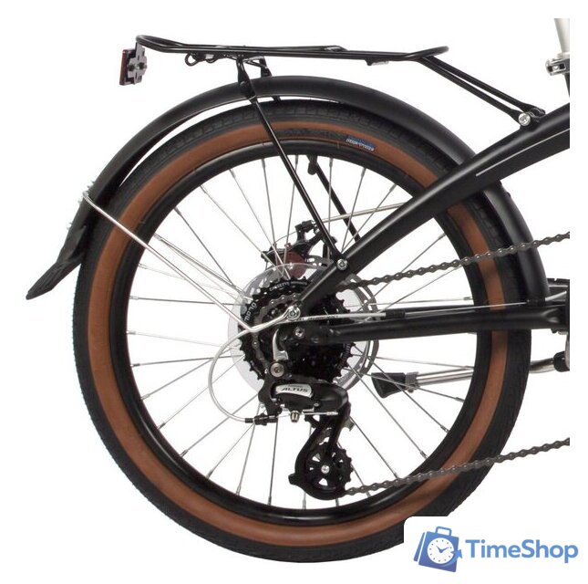Велосипед Novatrack Town alloy 8 D 2024 (черный) - Изображение №6 — Интернет-магазин Time-Shop