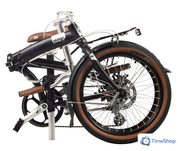 Велосипед Novatrack Town alloy 8 D 2024 (черный) - Изображение №3 — Интернет-магазин Time-Shop