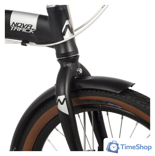 Велосипед Novatrack Town alloy 8 D 2024 (черный) - Изображение №7 — Интернет-магазин Time-Shop