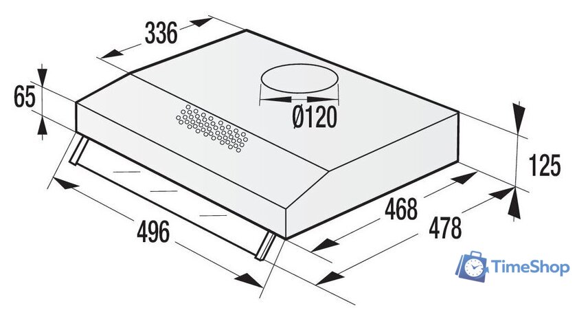 Кухонная вытяжка Gorenje WHU529EW/M - Изображение №2 — Интернет-магазин Time-Shop