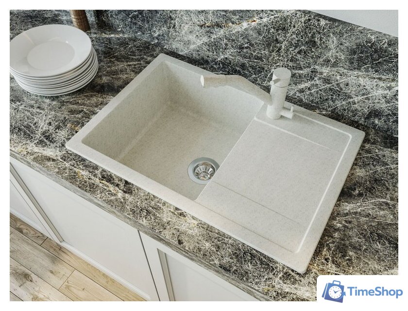 Кухонная мойка Dr. Gans Техно 76 25.030.D0760.401 (белый) - Изображение №4 — Интернет-магазин Time-Shop