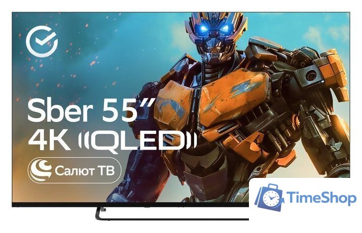 Телевизор Sber SDX-55UQ5236 - Изображение №1 — Интернет-магазин Time-Shop