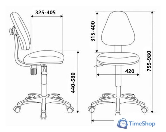 Компьютерное кресло Бюрократ KD-4/MASKARAD (мультиколор) - Изображение №5 — Интернет-магазин Time-Shop