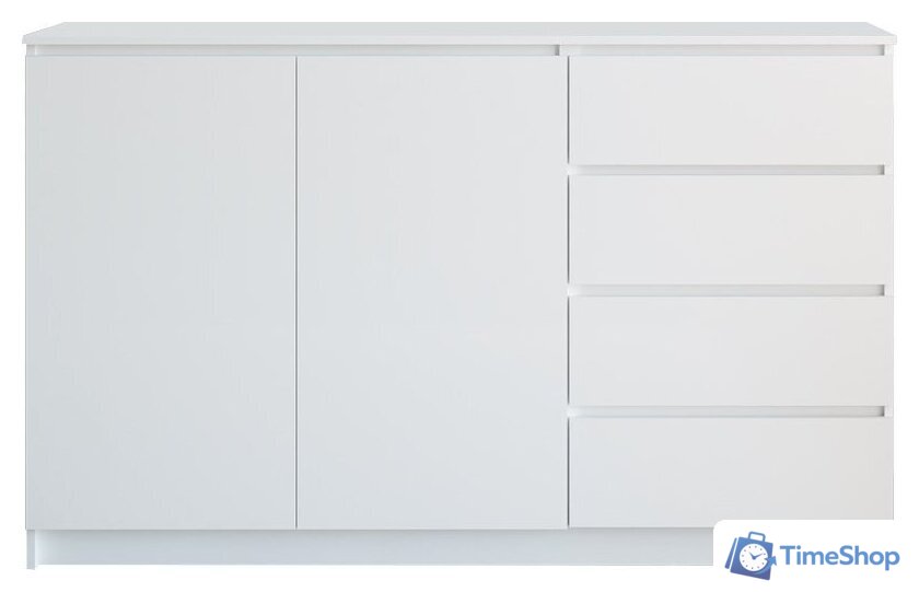 Комод ДСВ Мори МК 1600.1 (белый) - Изображение №1 — Интернет-магазин Time-Shop