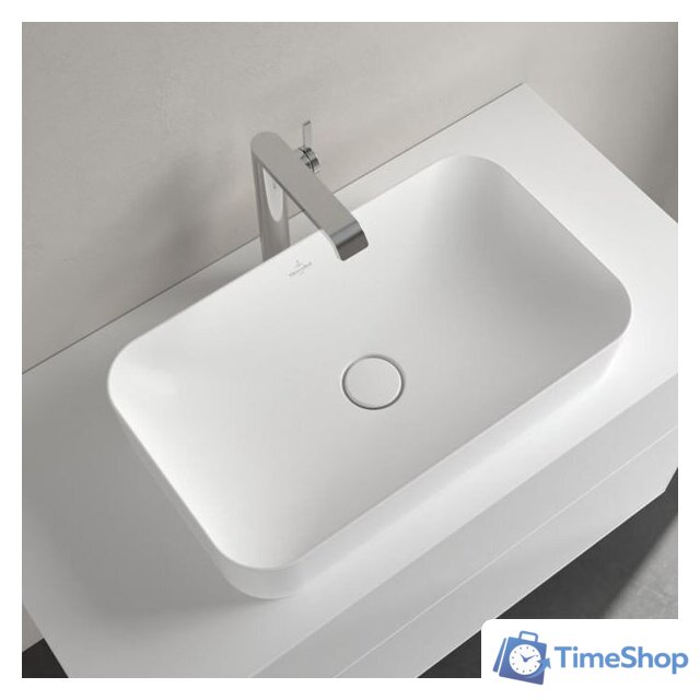 Умывальник Villeroy & Boch Finion 414361Rw - Изображение №4 — Интернет-магазин Time-Shop