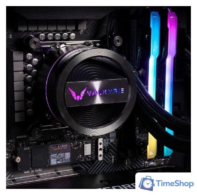 Система жидкостного охлаждения для процессора Valkyrie Dragonfang 360 (черный) - Изображение №6 — Интернет-магазин Time-Shop