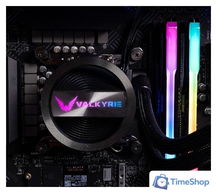 Система жидкостного охлаждения для процессора Valkyrie Dragonfang 360 (черный) - Изображение №7 — Интернет-магазин Time-Shop