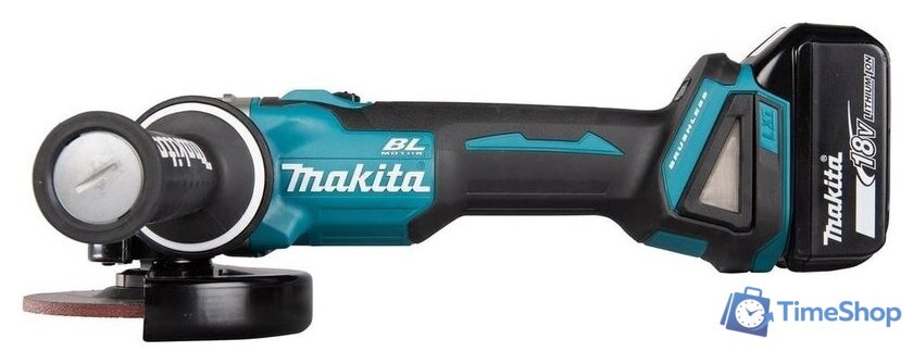 Угловая шлифмашина Makita DGA504RT (с 1-им АКБ, кейс) - Изображение №6 — Интернет-магазин Time-Shop