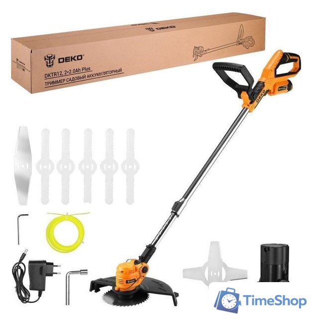 Триммер Deko DKTR12 085-2006 (с 1-им АКБ) - Изображение №1 — Интернет-магазин Time-Shop