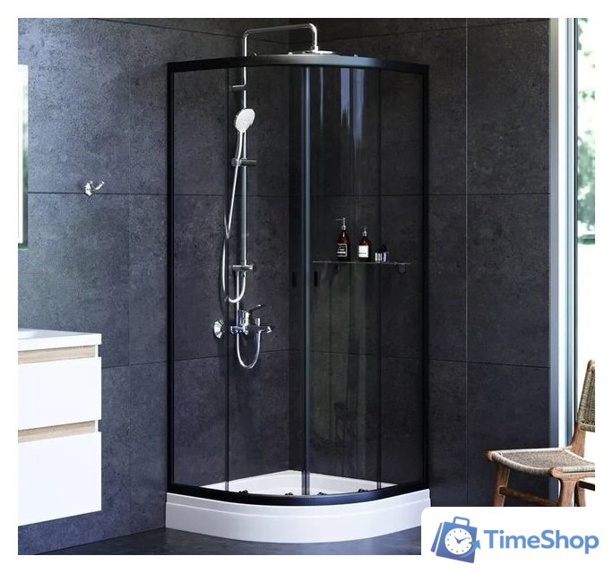 Душевой уголок AM.PM X-Joy Twin Slide W88G-205-080BT64 80x80 - Изображение №3 — Интернет-магазин Time-Shop