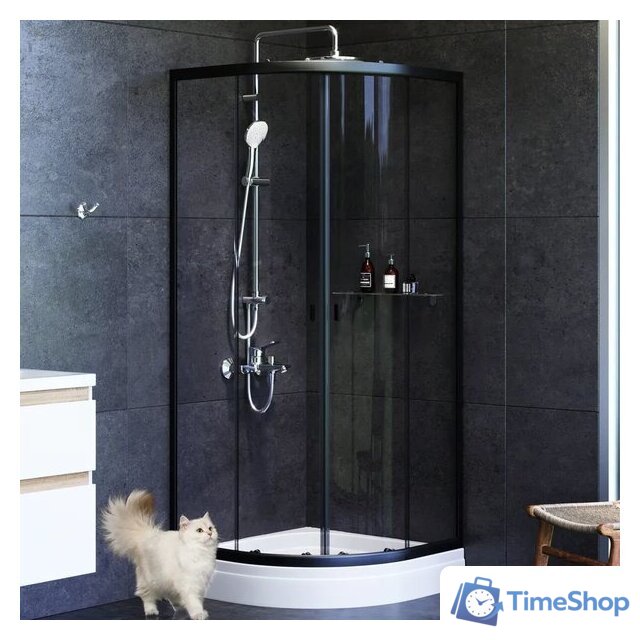 Душевой уголок AM.PM X-Joy Twin Slide W88G-205-080BT64 80x80 - Изображение №2 — Интернет-магазин Time-Shop