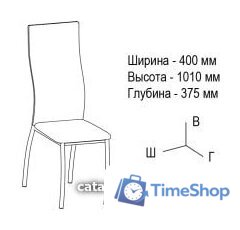 Стул ВВР Версаль (экокожа белый крокодил) - Изображение №3 — Интернет-магазин Time-Shop