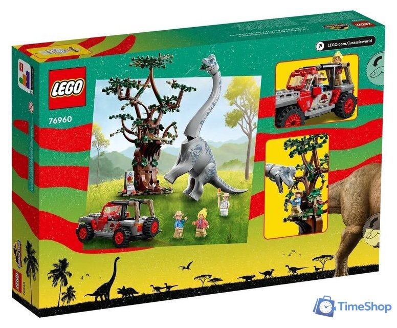 Конструктор LEGO Jurassic World 76960 Встреча с Брахиозавром - Изображение №2 — Интернет-магазин Time-Shop