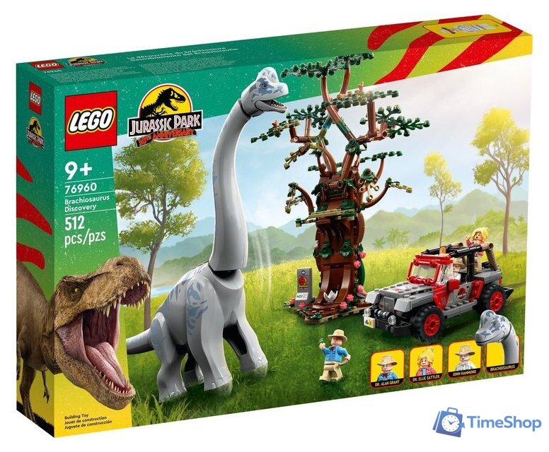 Конструктор LEGO Jurassic World 76960 Встреча с Брахиозавром - Изображение №1 — Интернет-магазин Time-Shop