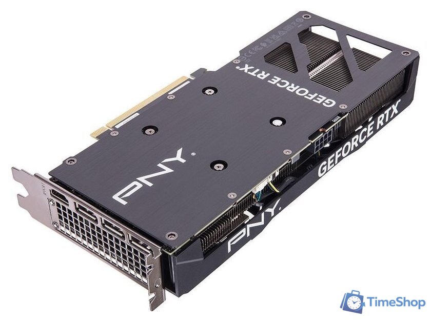 Видеокарта PNY GeForce RTX 4060 Ti 8GB Verto Overclocked Dual Fan VCG4060T8DFXPB1-O - Изображение №4 — Интернет-магазин Time-Shop