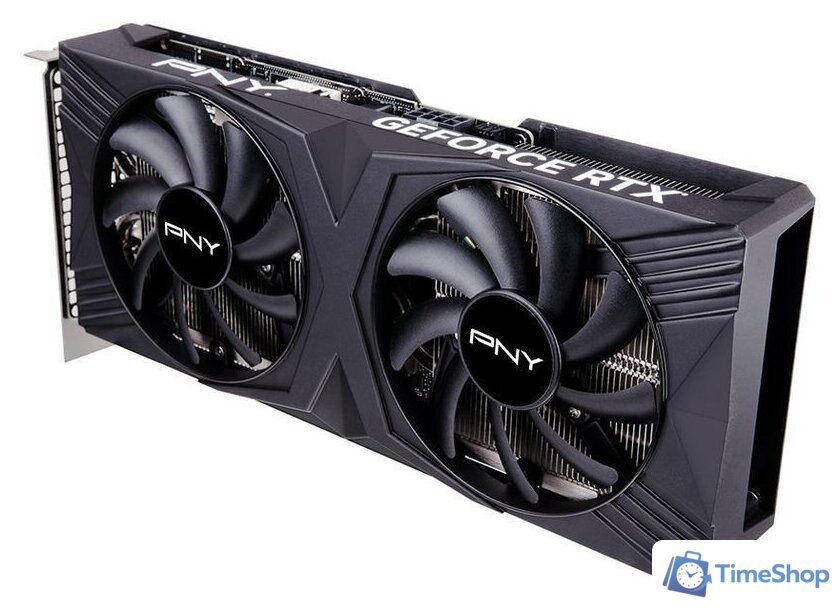 Видеокарта PNY GeForce RTX 4060 Ti 8GB Verto Overclocked Dual Fan VCG4060T8DFXPB1-O - Изображение №3 — Интернет-магазин Time-Shop