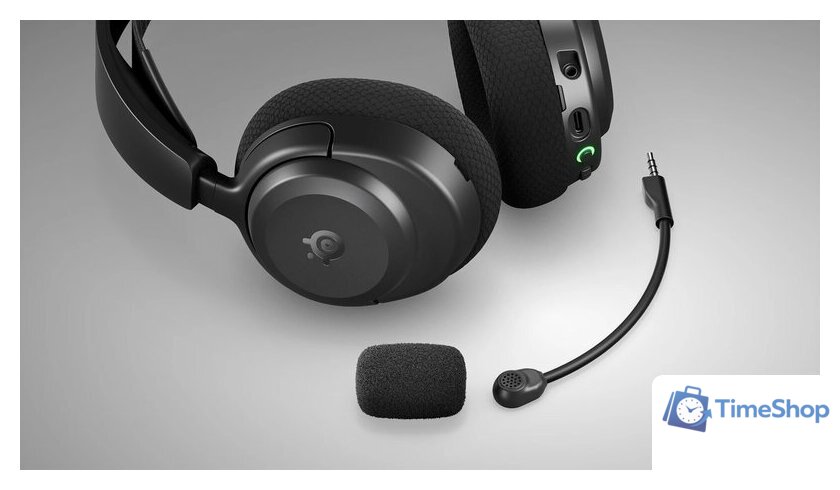 Наушники SteelSeries Arctis Nova 3P Wireless (для PlayStation, черный) - Изображение №4 — Интернет-магазин Time-Shop
