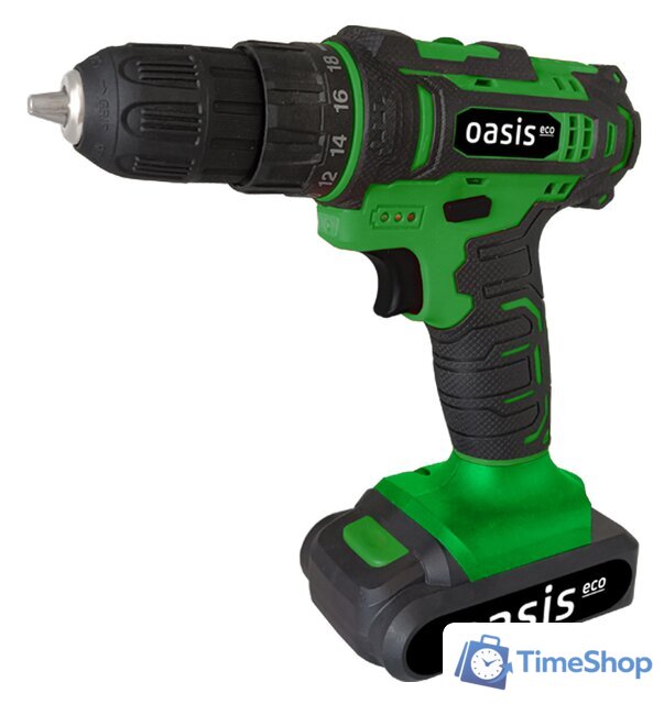 Дрель-шуруповерт Oasis AS-18V Eco (с 2-мя АКБ, кейс) - Изображение №1 — Интернет-магазин Time-Shop