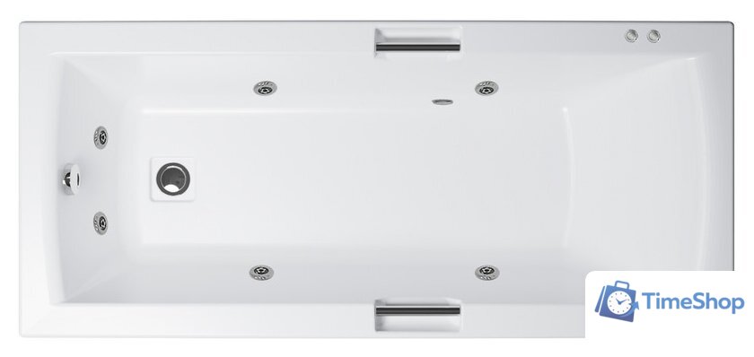 Ванна Triton Алекса 170x75 Базовая Flat (с гидромассажем) - Изображение №1 — Интернет-магазин Time-Shop
