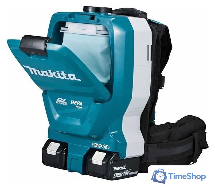 Пылесос Makita LXT DVC 261 ZX11 DVC261ZX11A2 (2 АКБ) - Изображение №4 — Интернет-магазин Time-Shop